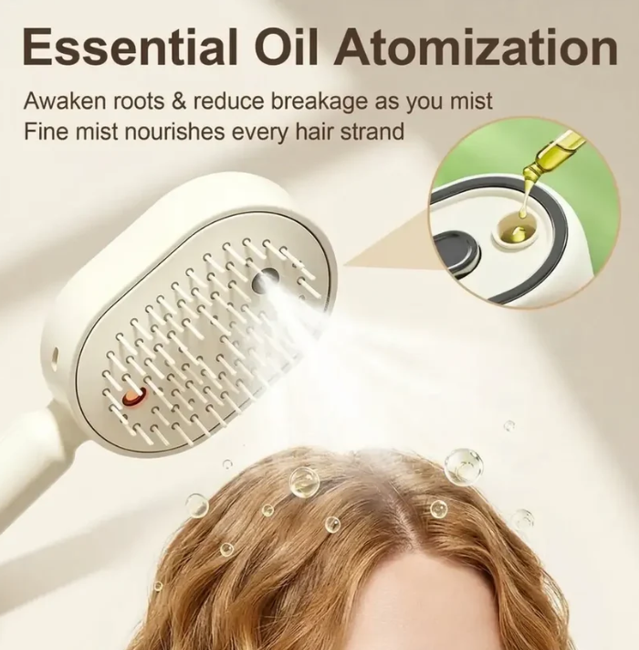 🔥Day SALE: 60% OFF🔥Electric Spray Air Cushion Massage Comb